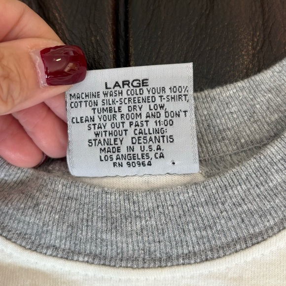 ✨VINTAGE BRUCE SPRINGSTEEN GREETINGS FROM ASBURY PARK 1999 STANLEY DESANTIS TEE - Picture 9 of 15